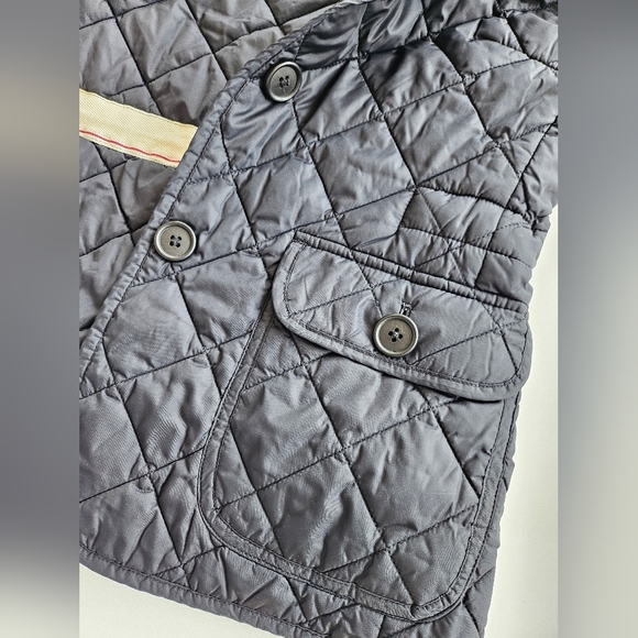 Gap Lightweight Quilted Jacket Womens Black Puffer Button Pockets XS - Picture 7 of 16